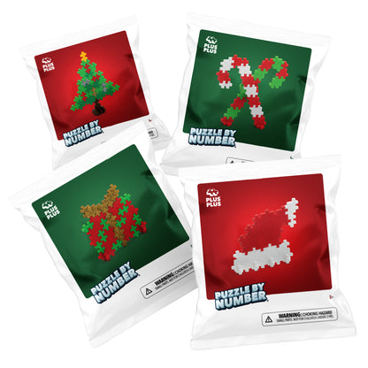 Puzzle by Number Holiday Foil Bag