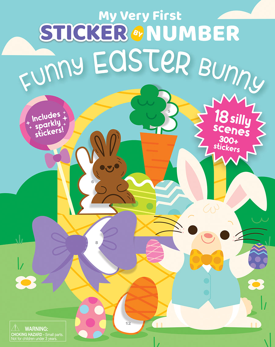 Funny Easter Bunny Sticker Book
