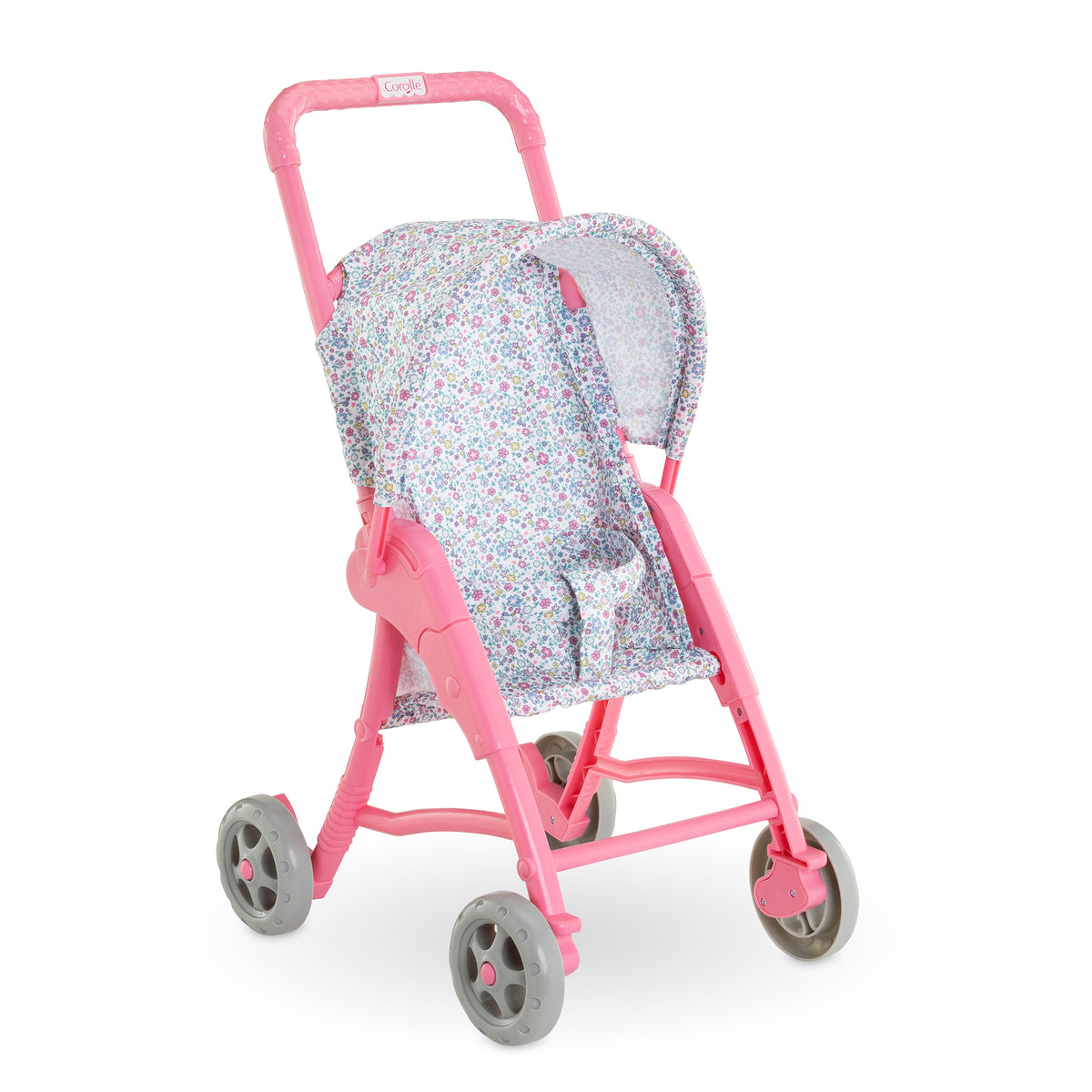 Doll Stroller for 12" Flowered