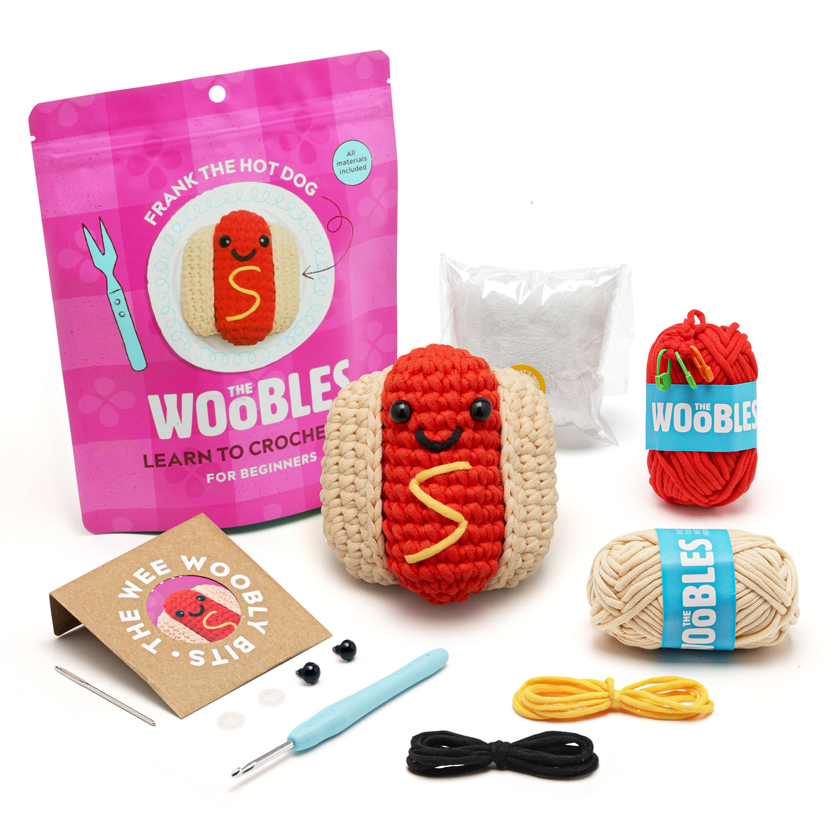 Frank the Hot Dog Crochet Kit
