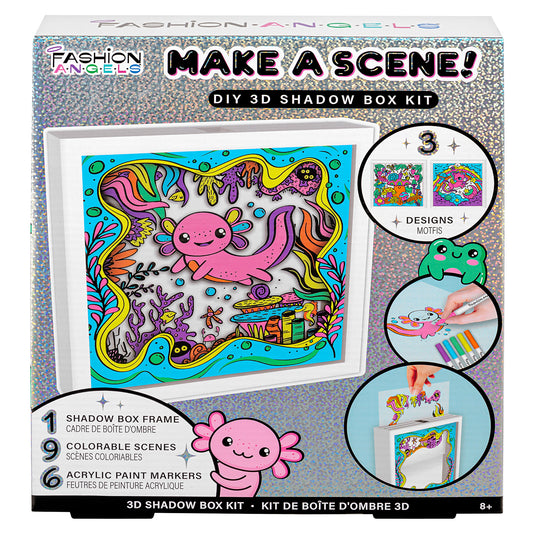 Axolotl Shadow Box Kit
