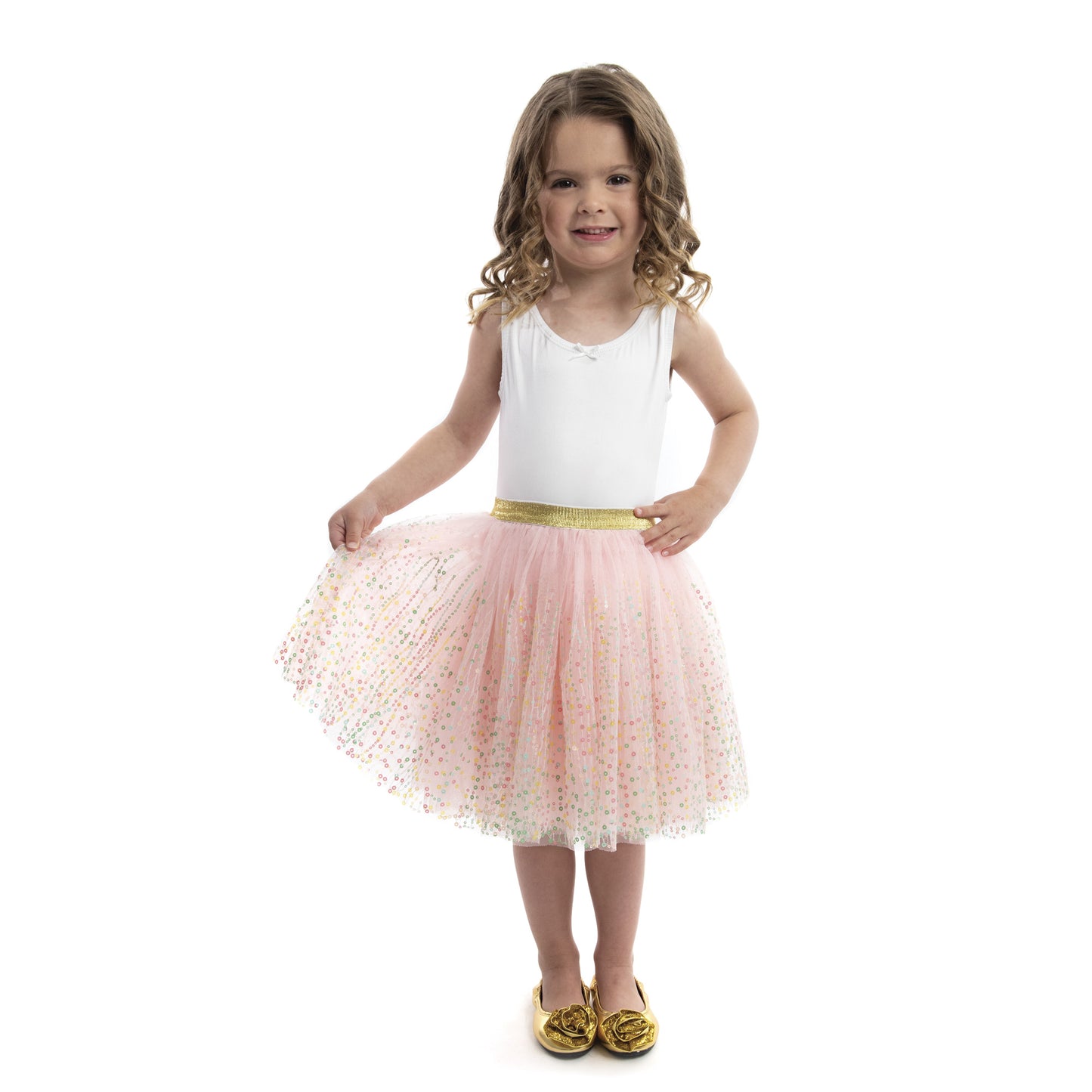 Pink Shimmer Tutu 3-8