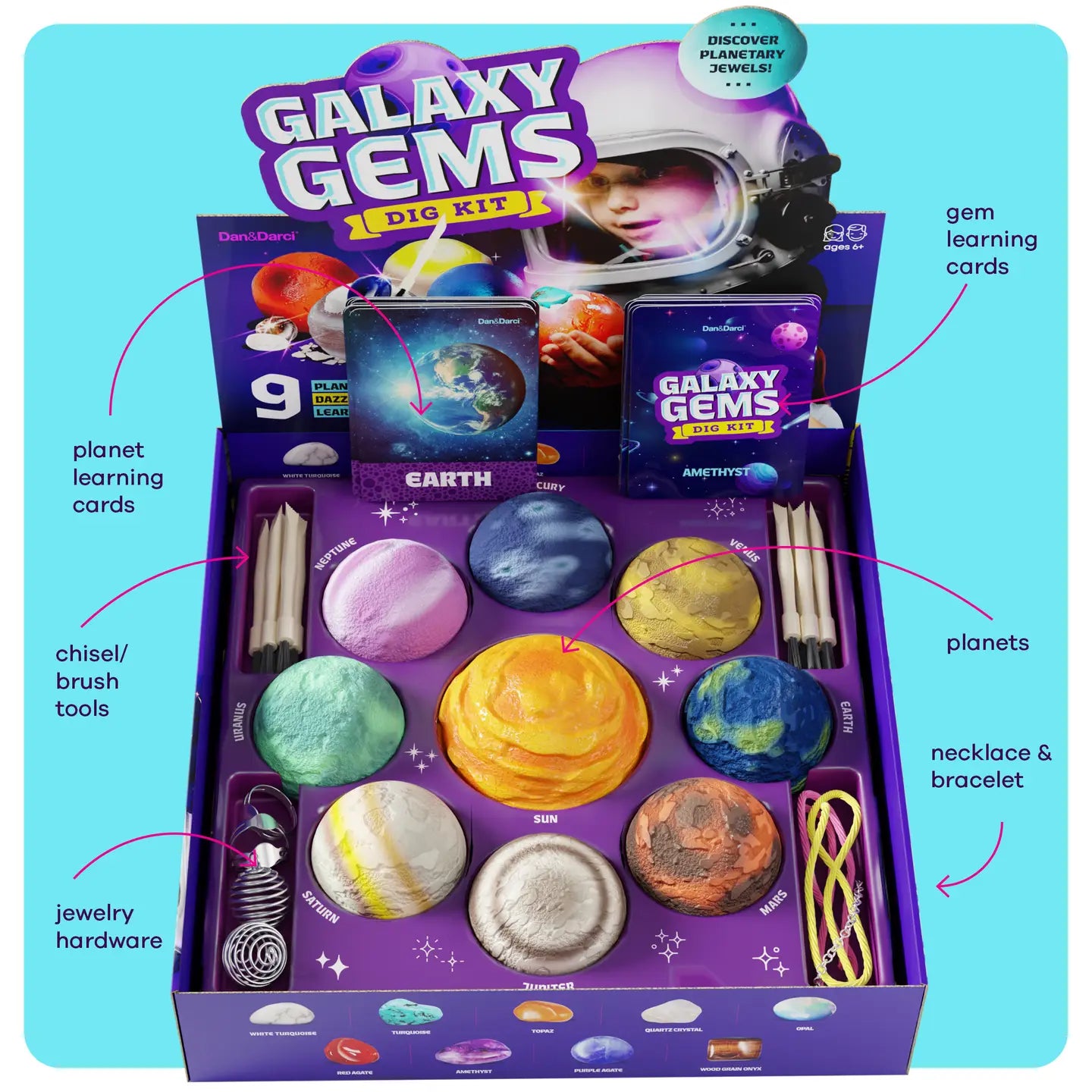 Galaxy Gem Dig for Kids