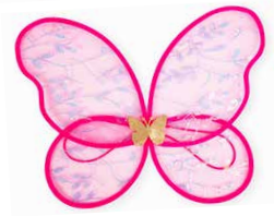 Butterfly Bliss Wings Hot Pink