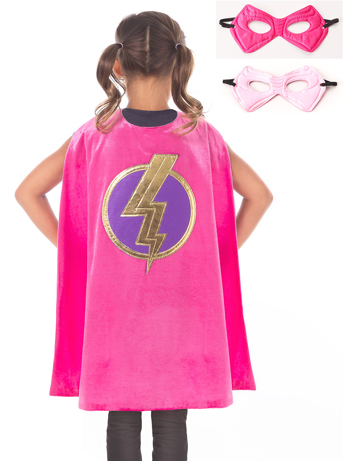 Pink Hero Cape & Mask Set