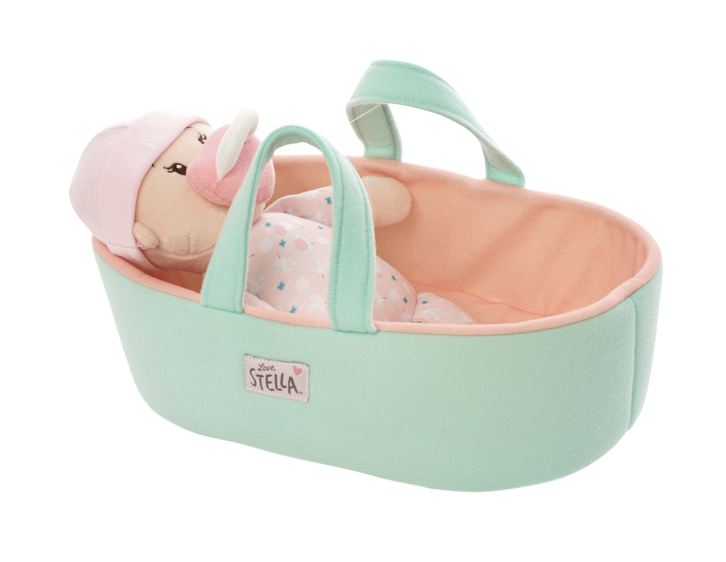 Stella My First Doll Peach & Bassinet