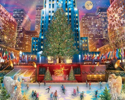 Rockefeller Christmas 1000 Piece Jigsaw Puzzle