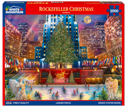 Rockefeller Christmas 1000 Piece Jigsaw Puzzle