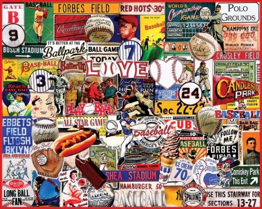 I Love Baseball 1000 Piece