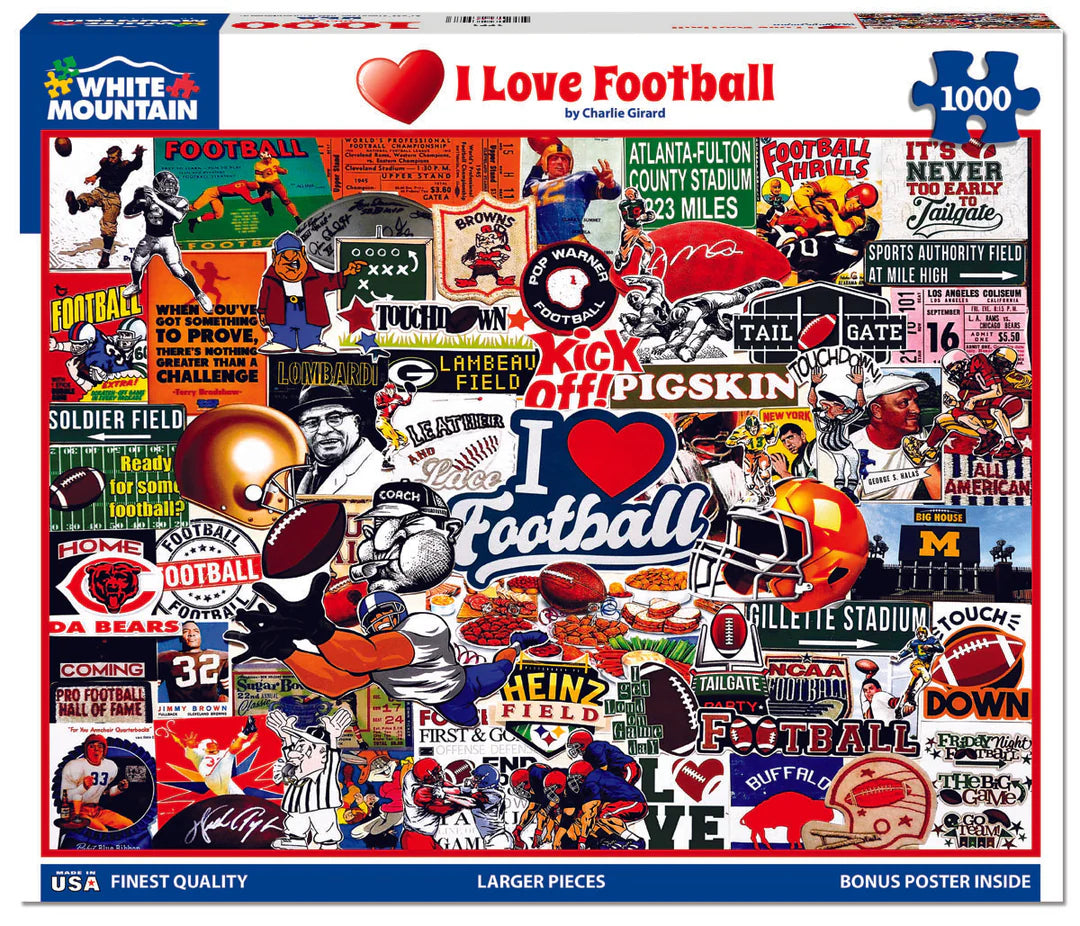 I Love Football 1000pc