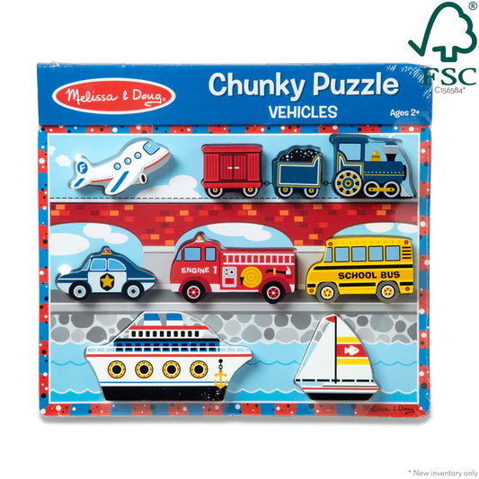 Vehicles Chunky Puzzle