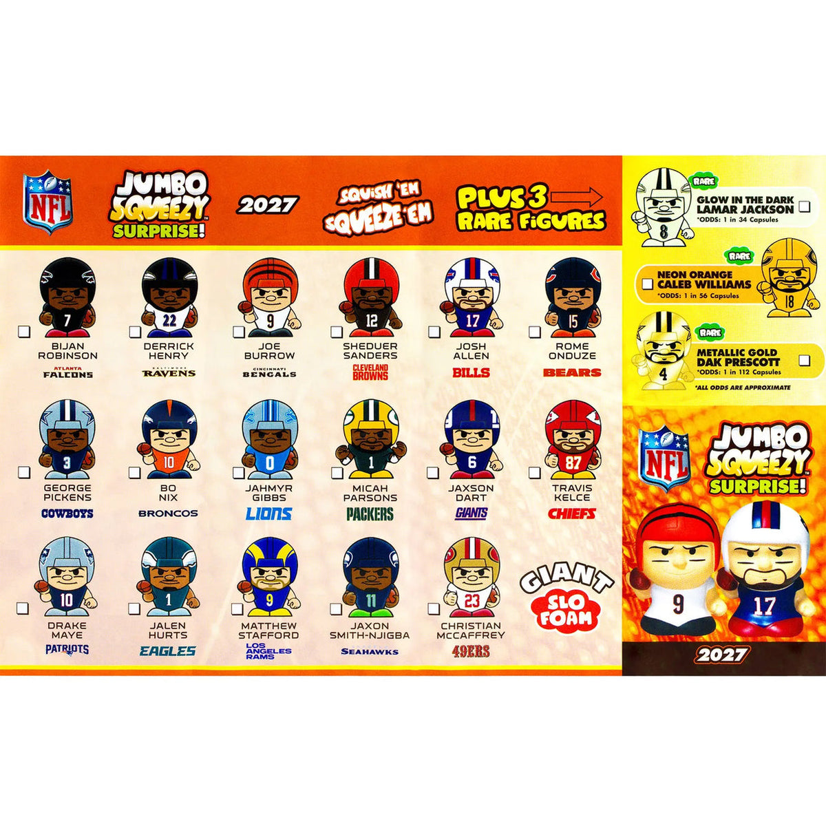 NFL 2027 Jumbo SqueezyMate