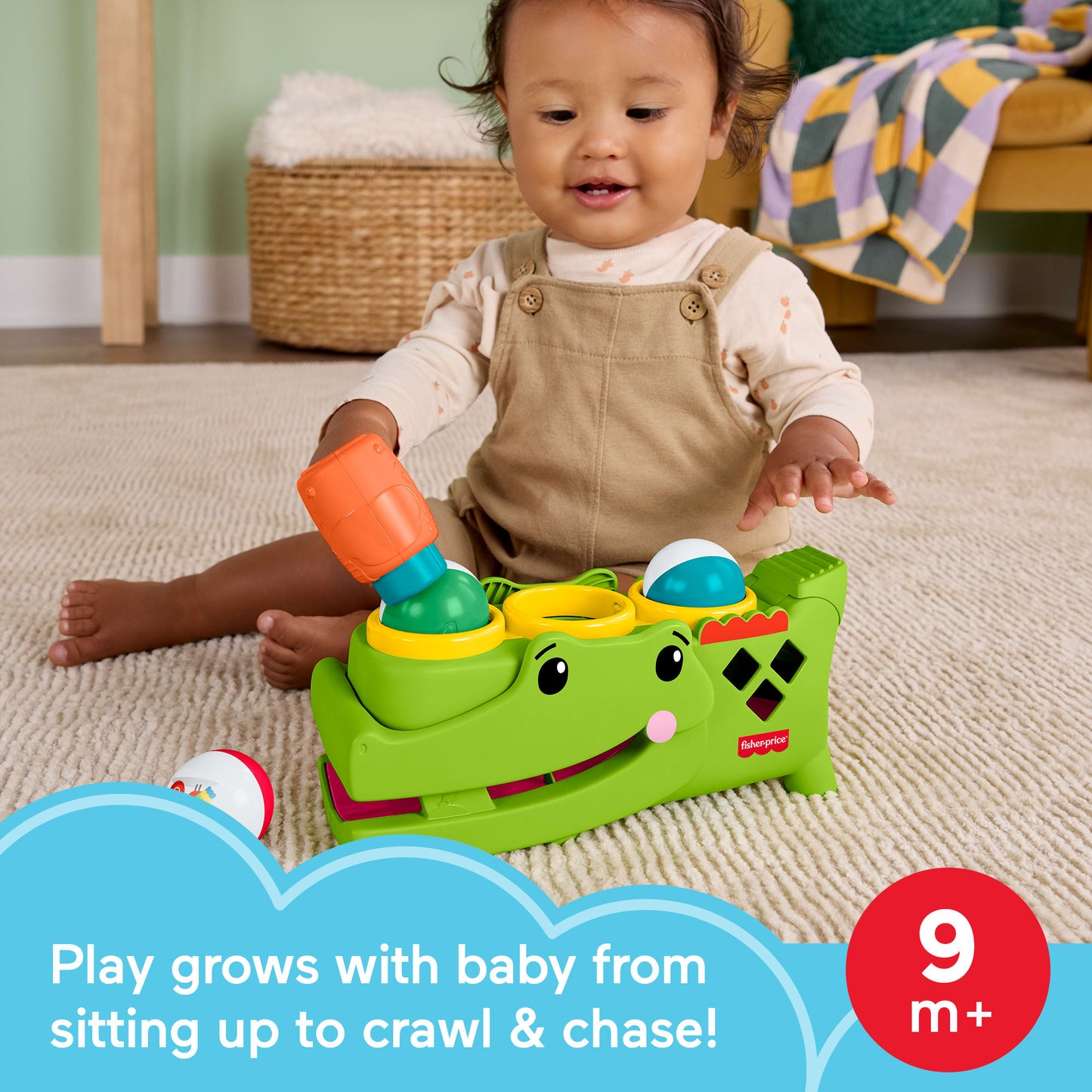 Fisher-Price® Sit & Tap Rolligator