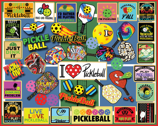 I Love Pickleball 1000 Piece Puzzle