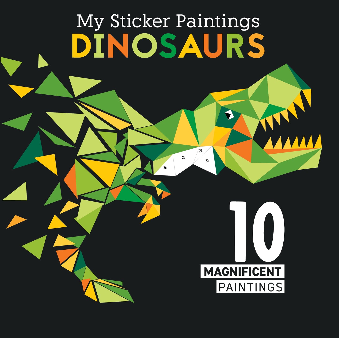 Dinosaurs Sticker Painting