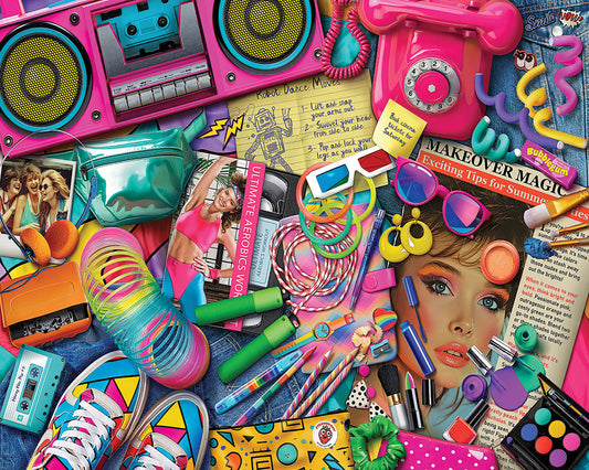 80s Girl - 1000 Piece Jigsaw Puzzle