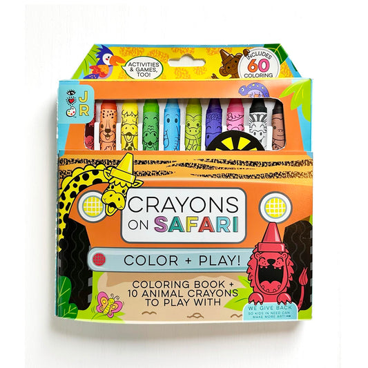 Crayons on Safari