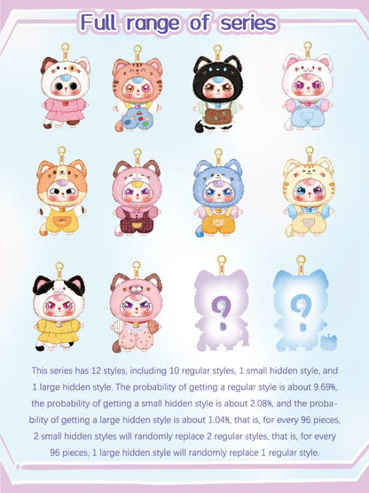 Baby Three Kitten Wardrobe Blind Box