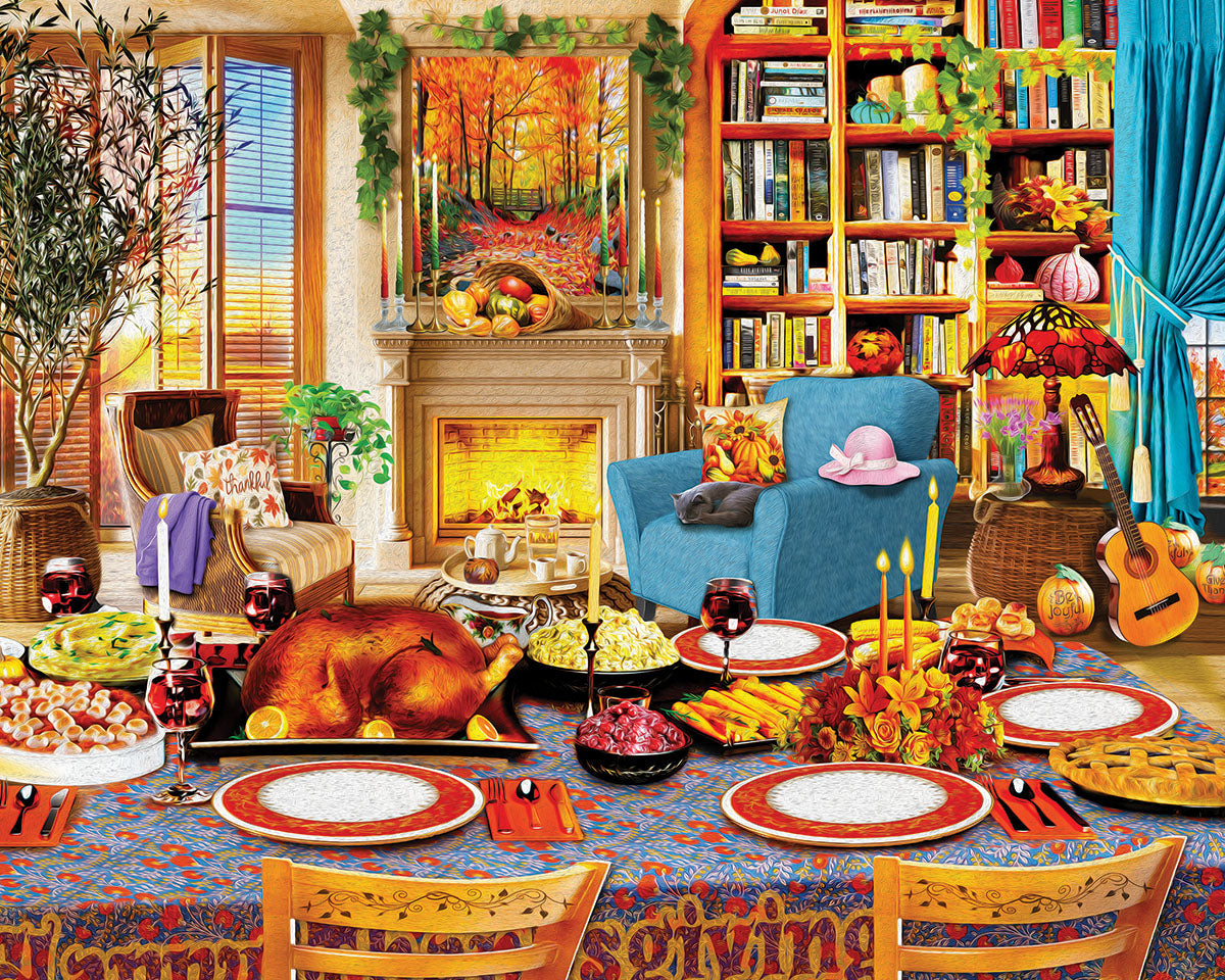 Thanksgiving Day - 1000 Piece Jigsaw Puzzle