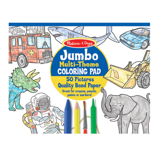 Jumbo Blue Coloring Pad