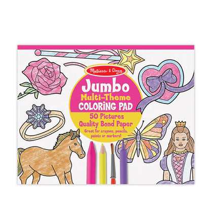 Jumbo Pink Coloring Pad