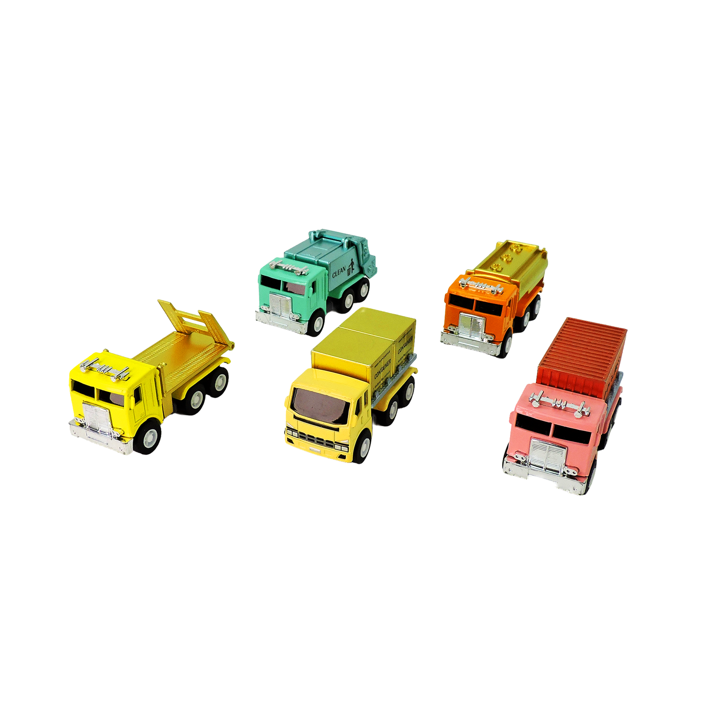 Lrg. Metallic Truck in Container Box Asst