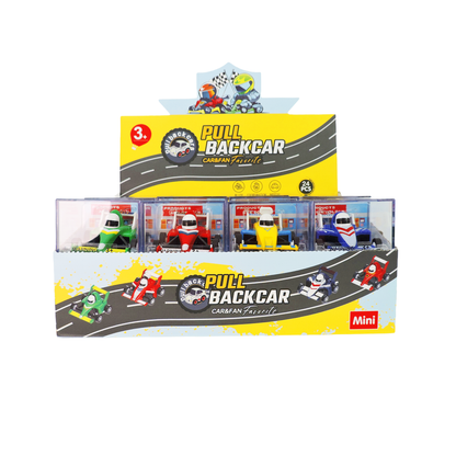 Diecast P/B Racing Car in Clear Box