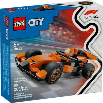 F1 Driver w/Mclaren Race Car