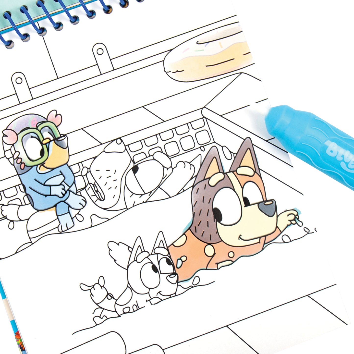 Bluey Aqua Art