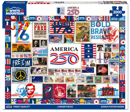 America 250 1000 Piece Puzzle