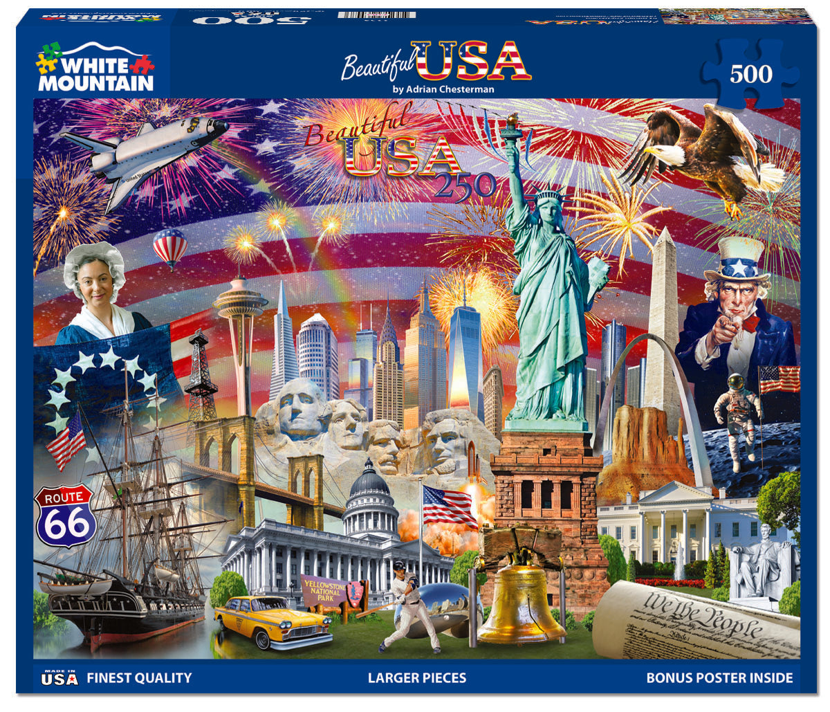 Beautiful USA 500 Piece Puzzle