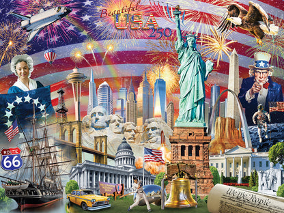 Beautiful USA 500 Piece Puzzle