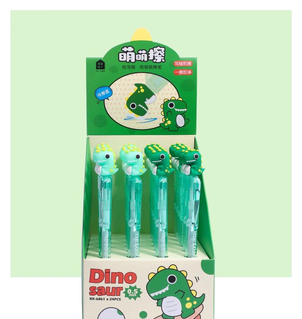 Dinosaur Retractable Gel Pen