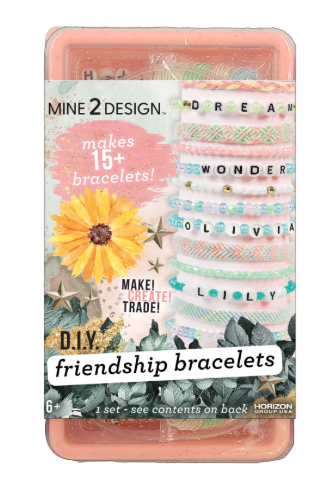 Mine 2 Design Pink Friendship Bracelets