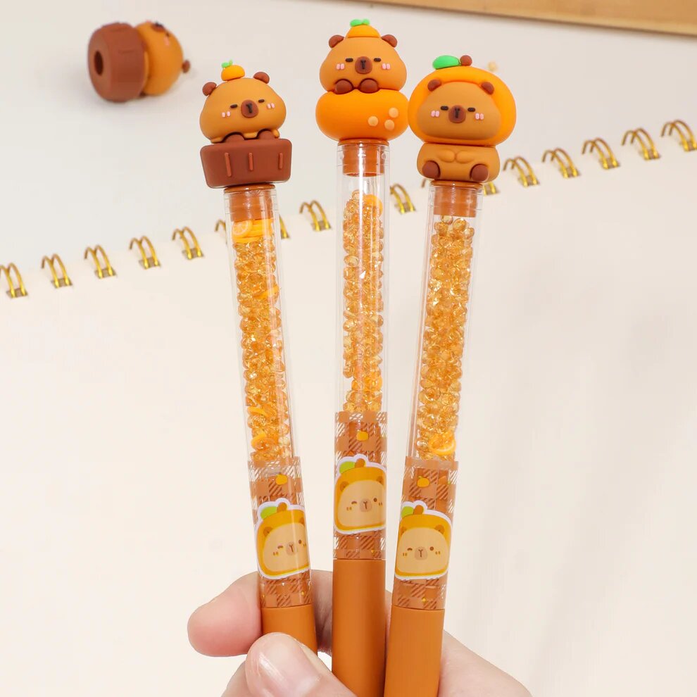 Capybara Crystal Gel Pen