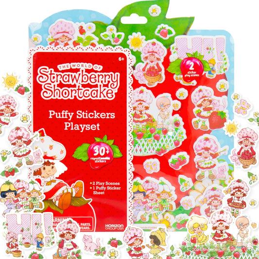Strawberry Shortcake Puffy Stickers Set