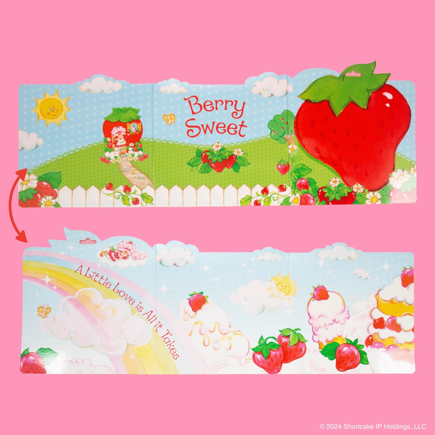 Strawberry Shortcake Puffy Stickers Set
