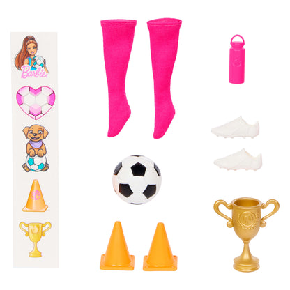BARBIE® Roll & Reveal™ Soccer Player Doll and Accessories