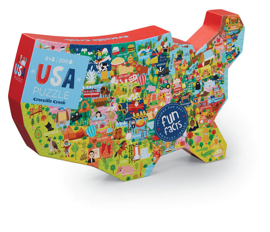 USA Map 200 Piece Puzzle