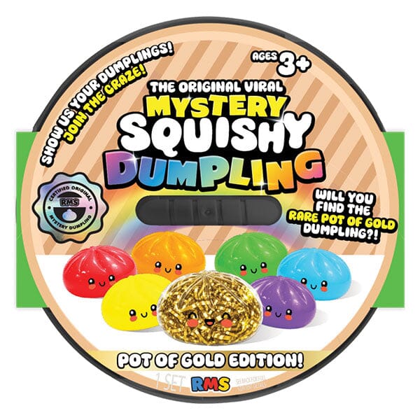 RMS® Crazy Fun™ Pot Of Gold Mystery Bao Bun Squishy 4"