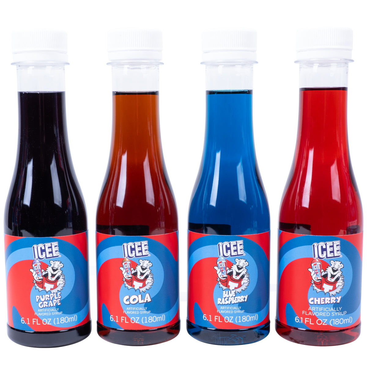 Icee Syrup Set New 4pk
