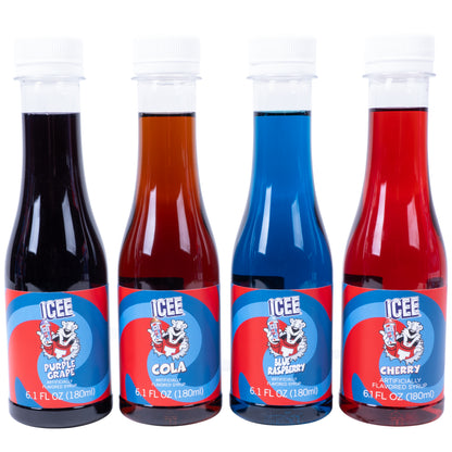 Icee Syrup Set New 4pk