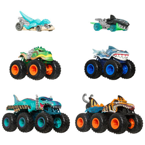 HOT WHEELS® MT Sharks vs Dinos Multipack