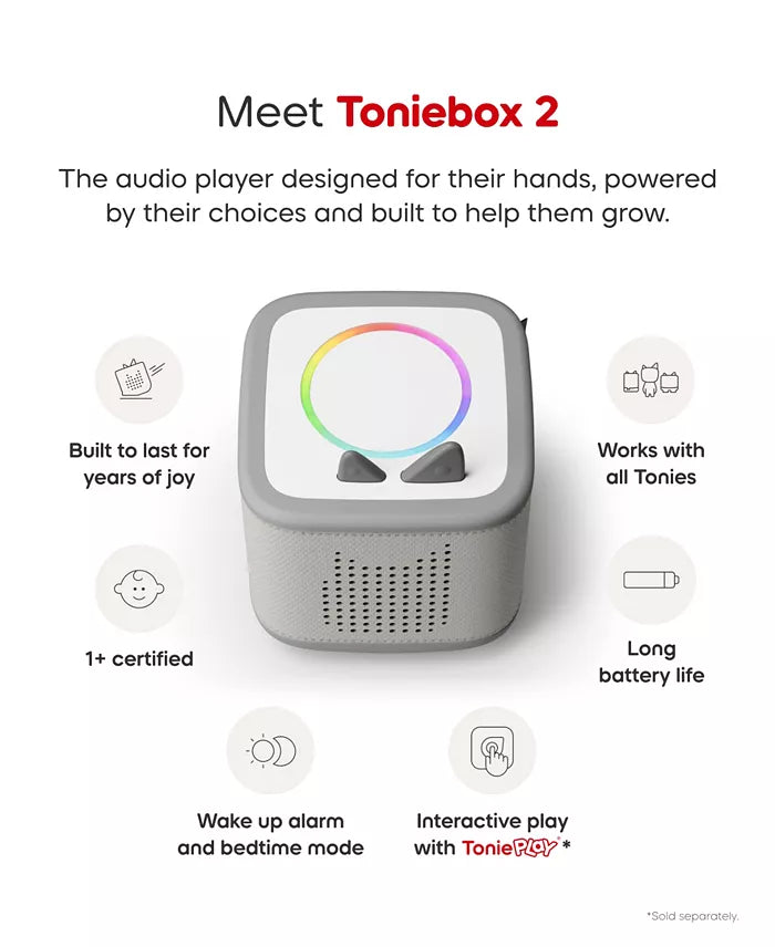 Grey Toniebox 2 Starter Set - Playtime Puppy