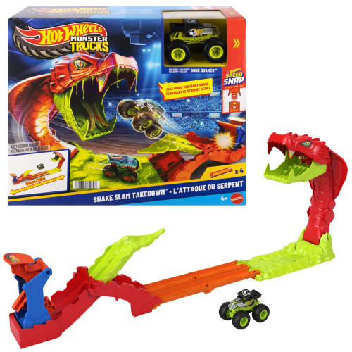 HOT WHEELS® Monster Trucks SNAKE SLAM TAKEDOWN™ Playset
