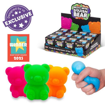 SCRUNCHEMS FRUITY NEON SQUISH BEARS