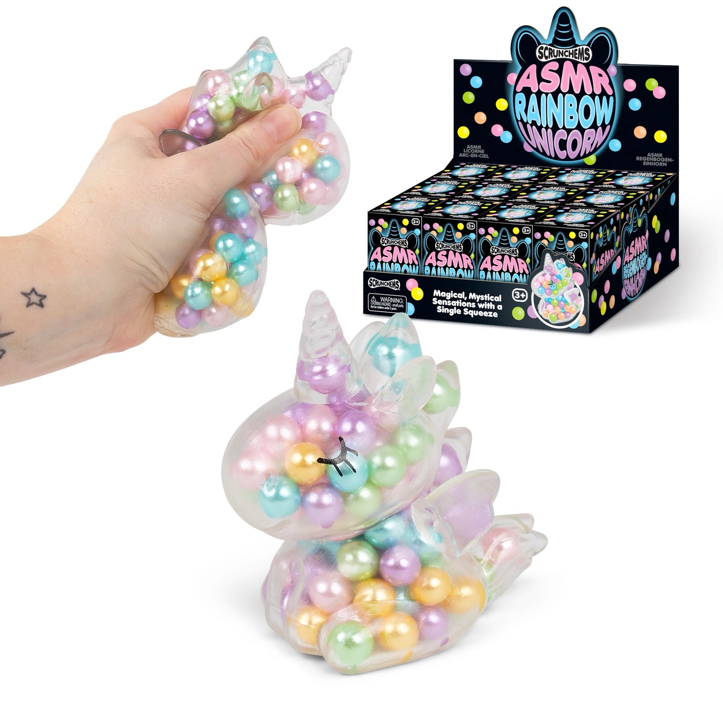 SCRUNCHEMS ASMR RAINBOW UNICORN