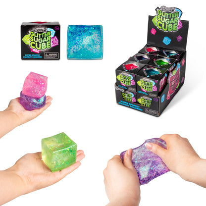SCRUNCHEMS GLITTER SUGAR CUBE