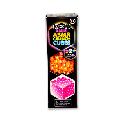 SCRUNCHEMS MINI ASMR CRUNCH CUBES 3PK