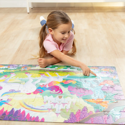 Glow Unicorn Floor Puzzle